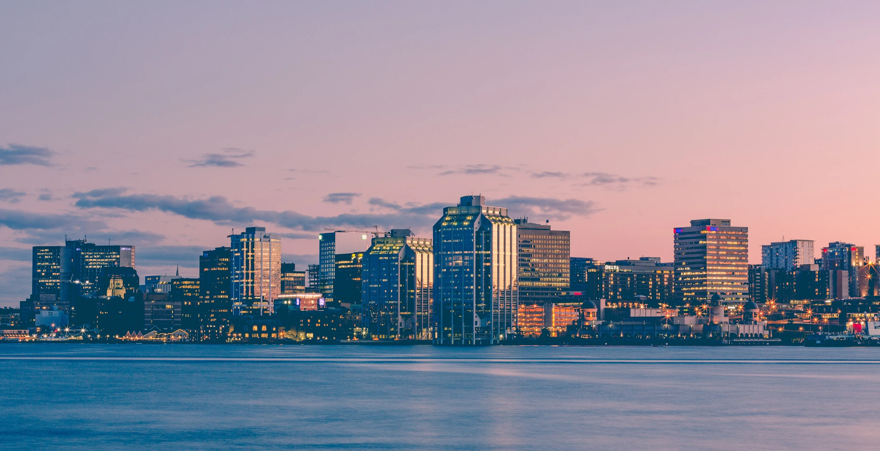 Halifax Harbour at sunset (photo: Tony Webster)