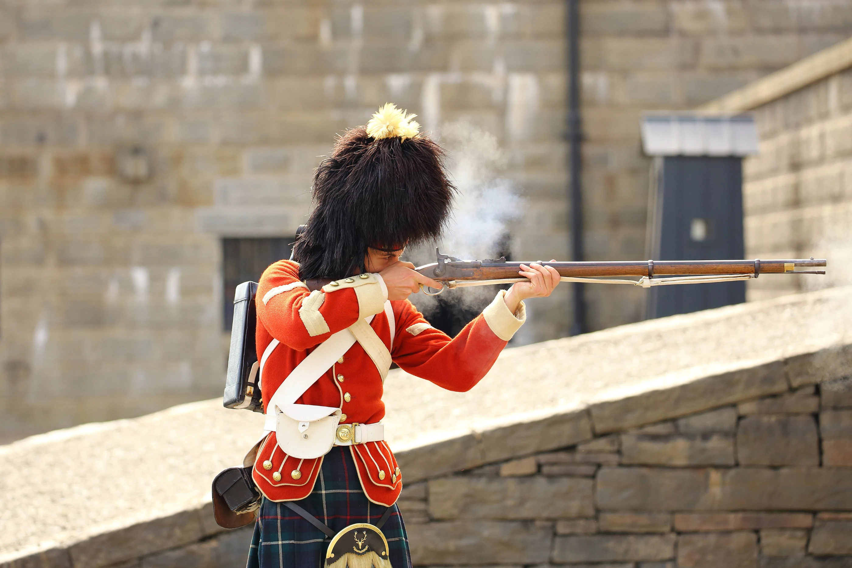 A sentry at the Halifax Citadel (photo: William Li)